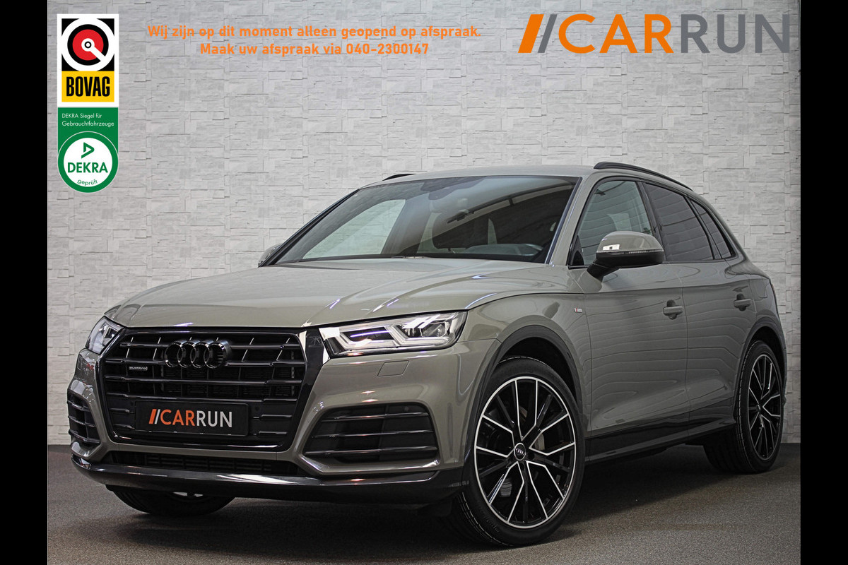 Audi Q5 55 367pk S-Line | Luchtvering | #RS Leder | 96% SOH | Camera | Virtual | Keyless | Trekhaak 1750kg | Quantum Grijs | 3-Zone Clima. | Mw.Pr; 87848,=.