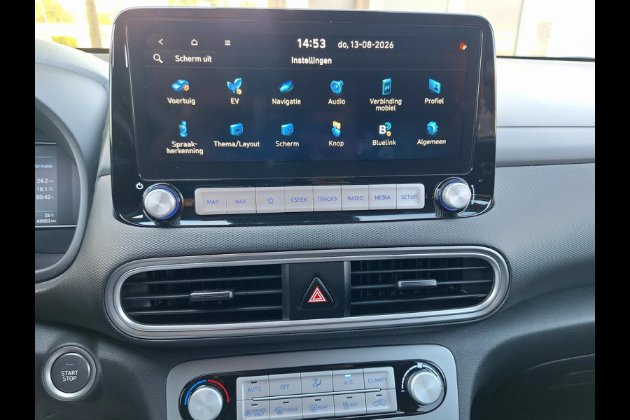Hyundai Kona EV Fashion 64 kWh | SOH: 95,1% | 3 Fase | Warmtepomp | LED | Blindspot | Stoelverwarming | All Season | HUD |