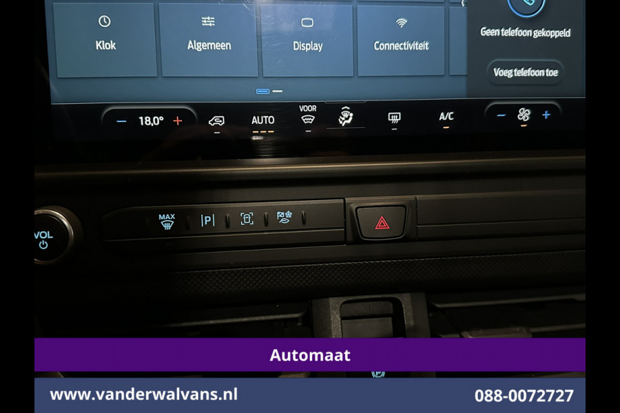 Ford Transit Custom 2.0 TDCI 136pk Automaat L1H1 Euro6 Airco | Camera | Apple Carplay | Cruisecontrol | LED | 2740kg trekhaak Android Auto, Parkeersensoren, Verwarmde voorruit, Bijrijdersbank