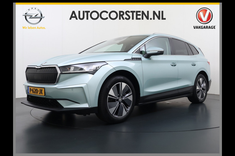 Škoda ENYAQ iV 80 Trekhaak Adap.Cruise SOH 96% Camera Stoel+AchterbankStuurverwarming 3-Zone Ecc Navi Apple Carplay Android Auto P-Assist Privacy Glas Pdc Bluetooth Assistentie Pakket Climate Pakket Comfort Pakket 1.000KG Trekgewicht 1e Eigenaar Dealeronderhouden