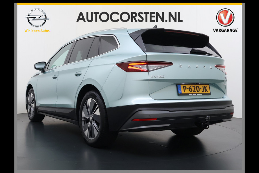 Škoda ENYAQ iV 80 Trekhaak Adap.Cruise SOH 96% Camera Stoel+AchterbankStuurverwarming 3-Zone Ecc Navi Apple Carplay Android Auto P-Assist Privacy Glas Pdc Bluetooth Assistentie Pakket Climate Pakket Comfort Pakket 1.000KG Trekgewicht 1e Eigenaar Dealeronderhouden