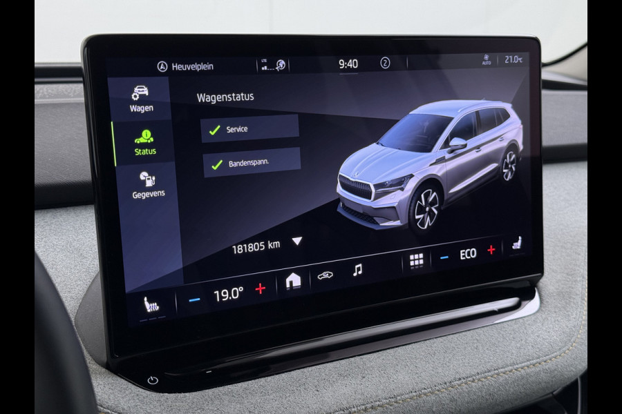 Škoda ENYAQ iV 80 Trekhaak Adap.Cruise SOH 96% Camera Stoel+AchterbankStuurverwarming 3-Zone Ecc Navi Apple Carplay Android Auto P-Assist Privacy Glas Pdc Bluetooth Assistentie Pakket Climate Pakket Comfort Pakket 1.000KG Trekgewicht 1e Eigenaar Dealeronderhouden