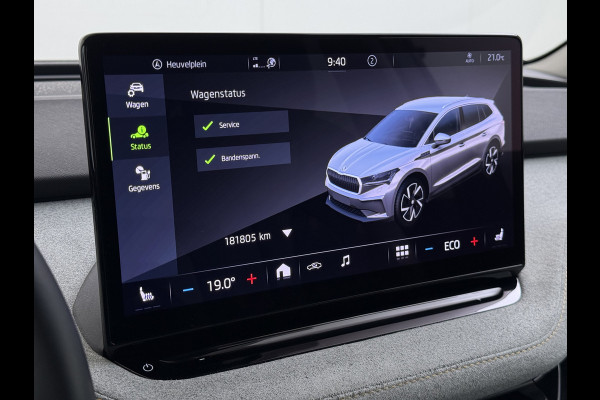 Škoda ENYAQ iV 80 Trekhaak Adap.Cruise SOH 96% Camera Stoel+AchterbankStuurverwarming 3-Zone Ecc Navi Apple Carplay Android Auto P-Assist Privacy Glas Pdc Bluetooth Assistentie Pakket Climate Pakket Comfort Pakket 1.000KG Trekgewicht 1e Eigenaar Dealeronderhouden