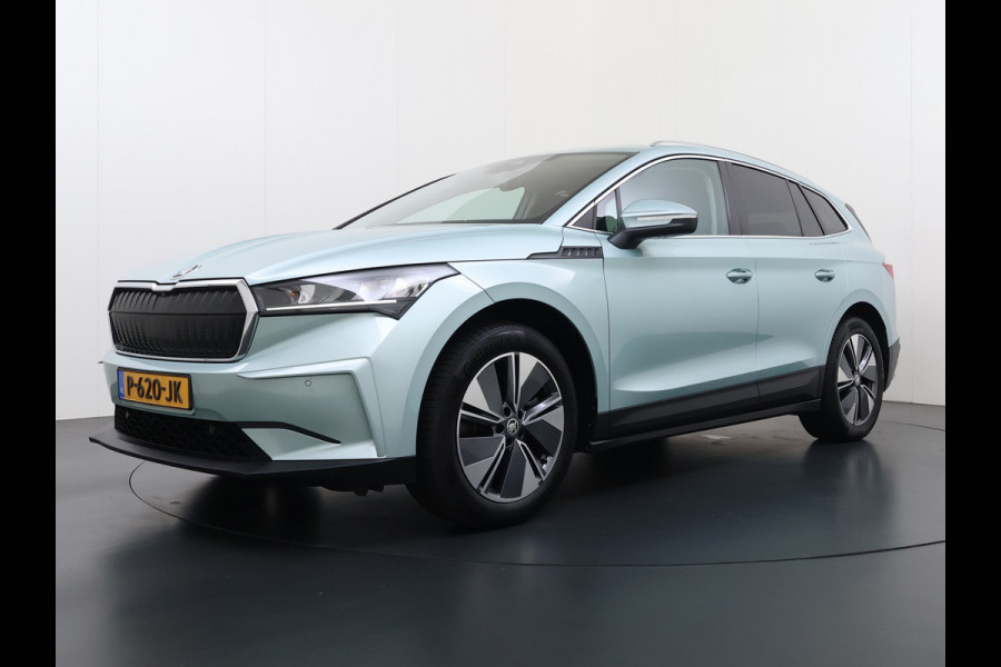 Škoda ENYAQ iV 80 Trekhaak Adap.Cruise SOH 96% Camera Stoel+AchterbankStuurverwarming 3-Zone Ecc Navi Apple Carplay Android Auto P-Assist Privacy Glas Pdc Bluetooth Assistentie Pakket Climate Pakket Comfort Pakket 1.000KG Trekgewicht 1e Eigenaar Dealeronderhouden