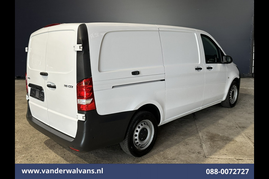 Mercedes-Benz Vito 116 CDI 164pk L2H1 Euro6 Airco | Camera | Navigatie | Apple Carplay | Cruisecontrol Android Auto, Stoelverwarming, Parkeersensoren, Bijrijdersbank