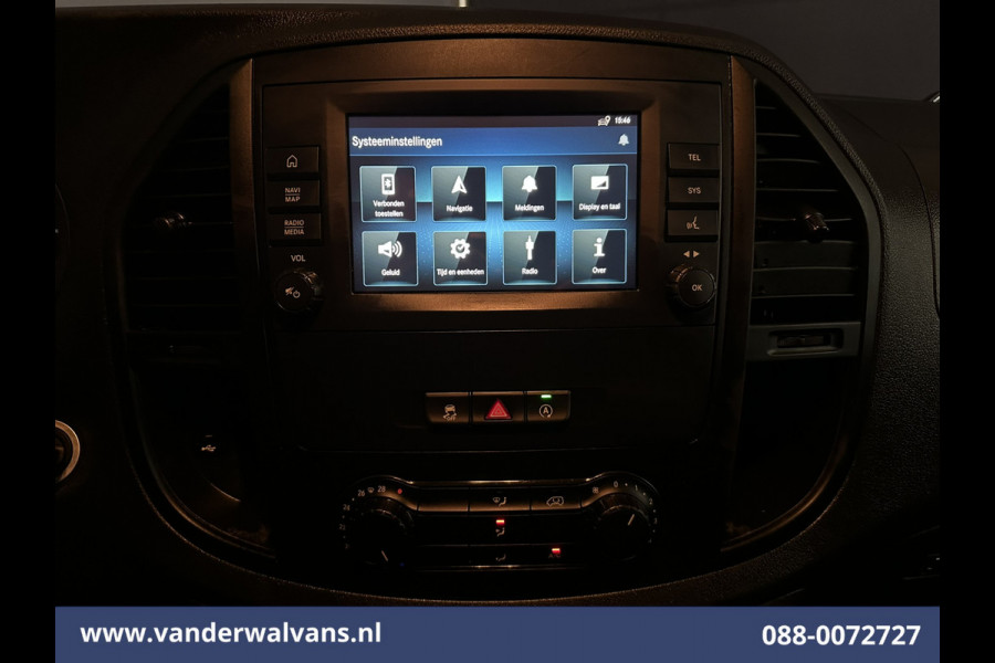 Mercedes-Benz Vito 116 CDI 164pk L2H1 Euro6 Airco | Camera | Navigatie | Apple Carplay | Cruisecontrol Android Auto, Stoelverwarming, Parkeersensoren, Bijrijdersbank