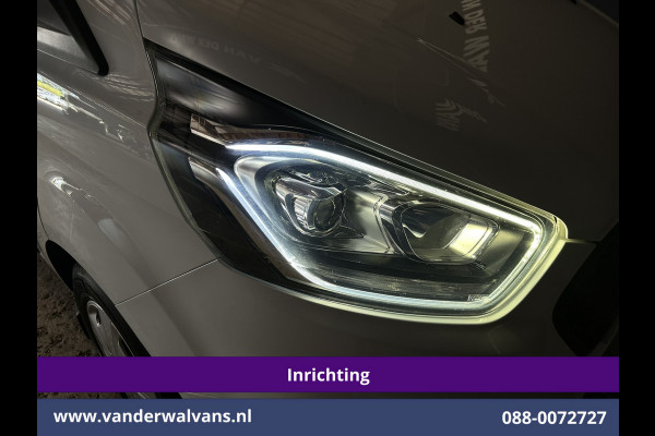 Ford Transit Custom 2.0 TDCI 130pk L2H1 Inrichting Euro6 Airco | Camera | 2800kg Trekhaak | LED | Cruisecontrol Stoelverwarming, Verwarmde voorruit, Parkeersensoren, Achterklep