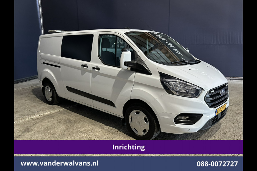 Ford Transit Custom 2.0 TDCI 130pk L2H1 Inrichting Euro6 Airco | Camera | 2800kg Trekhaak | LED | Cruisecontrol Stoelverwarming, Verwarmde voorruit, Parkeersensoren, Achterklep