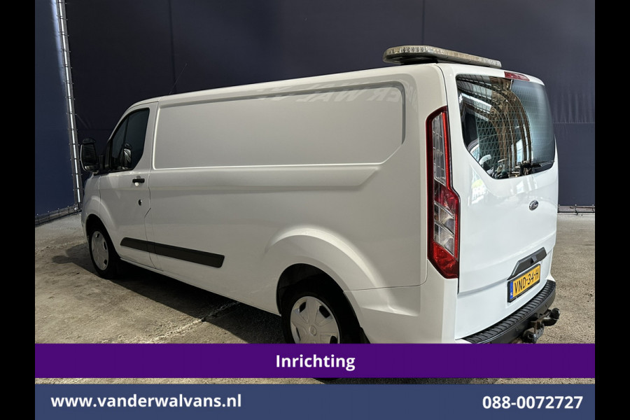 Ford Transit Custom 2.0 TDCI 130pk L2H1 Inrichting Euro6 Airco | Camera | 2800kg Trekhaak | LED | Cruisecontrol Stoelverwarming, Verwarmde voorruit, Parkeersensoren, Achterklep
