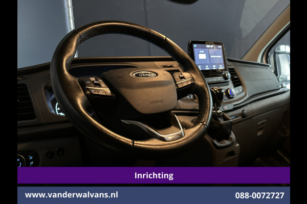 Ford Transit Custom 2.0 TDCI 130pk L2H1 Inrichting Euro6 Airco | Camera | 2800kg Trekhaak | LED | Cruisecontrol Stoelverwarming, Verwarmde voorruit, Parkeersensoren, Achterklep
