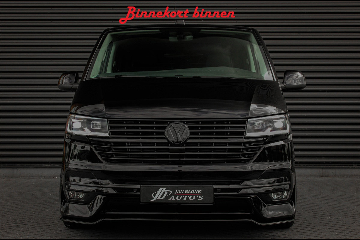 Volkswagen Transporter 2.0 TDI L2H1 150PK BULLI DC DUBBEL CABINE MARGE BTW-VRIJ / LEIGHTONVANS BODYKIT/FULL OPTINS/LEDER FULLBLACK