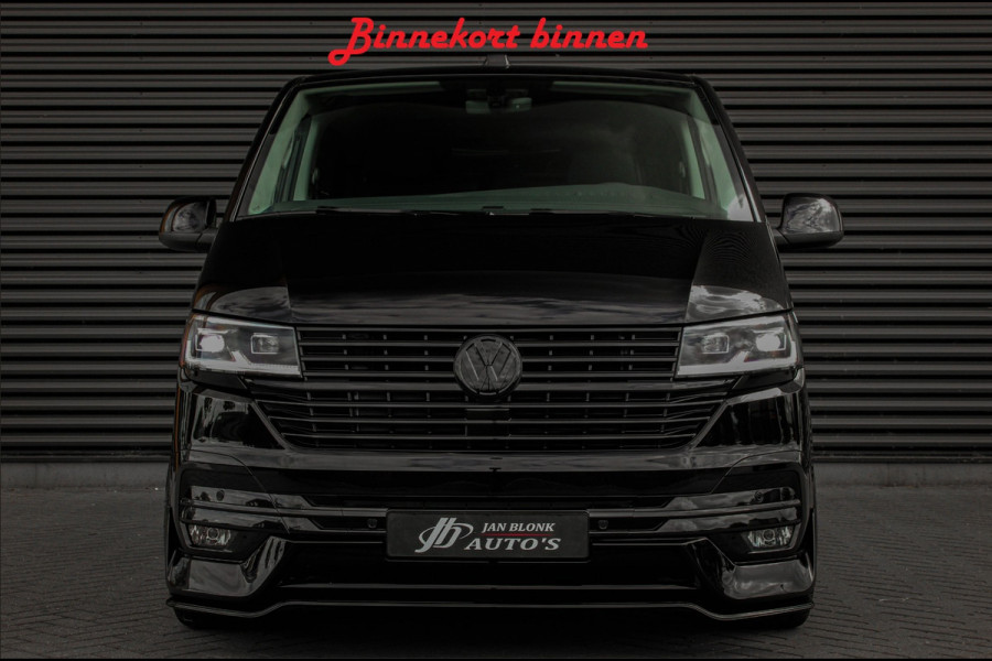 Volkswagen Transporter 2.0 TDI L2H1 150PK BULLI DC DUBBEL CABINE MARGE BTW-VRIJ / LEIGHTONVANS BODYKIT/FULL OPTINS/LEDER FULLBLACK