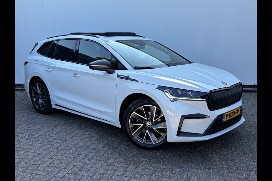 Škoda ENYAQ iV 60 Sportline Pano Camera Carplay Led Stoel/Stuurverw Orig.NL Voll.Onderhouden!