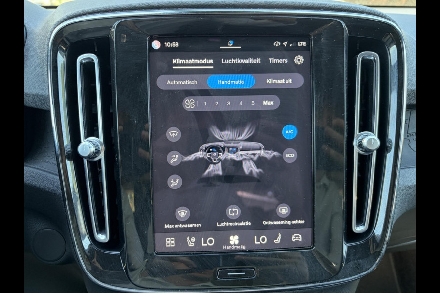 Volvo XC40 Plus Recharge Pure Electric 2WD SOH: 92% | WARMTEPEOMP | STOEL / STUUR VERWARMING | ELEK. ACHTERKLEP | VELGEN LICHT METAAL 19''