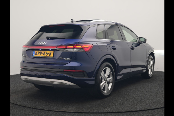 Audi Q4 e-tron 55 Quattro Advanced edition 82 kWh 340pk | Panodak | Adaptive Cruise | Head Up | Sonos Audio | Camera | Matrix LED | Stoelen & Stuur Verwarmd | Blis | Apple Carplay | Navigatie | DAB |