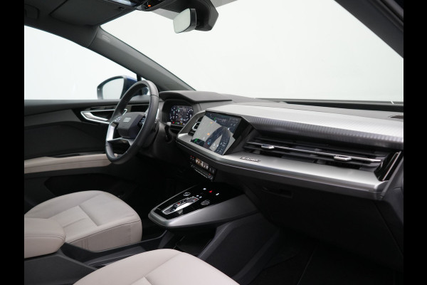 Audi Q4 e-tron 55 Quattro Advanced edition 82 kWh 340pk | Panodak | Adaptive Cruise | Head Up | Sonos Audio | Camera | Matrix LED | Stoelen & Stuur Verwarmd | Blis | Apple Carplay | Navigatie | DAB |