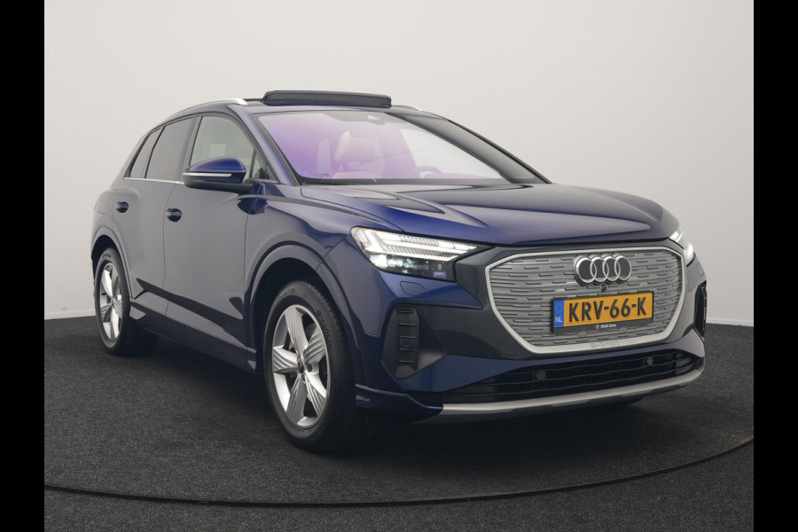 Audi Q4 e-tron 55 Quattro Advanced edition 82 kWh 340pk | Panodak | Adaptive Cruise | Head Up | Sonos Audio | Camera | Matrix LED | Stoelen & Stuur Verwarmd | Blis | Apple Carplay | Navigatie | DAB |