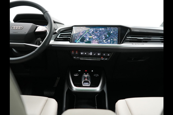 Audi Q4 e-tron 55 Quattro Advanced edition 82 kWh 340pk | Panodak | Adaptive Cruise | Head Up | Sonos Audio | Camera | Matrix LED | Stoelen & Stuur Verwarmd | Blis | Apple Carplay | Navigatie | DAB |