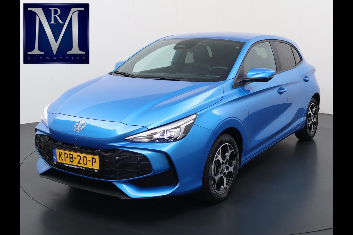MG MG3 Hybrid+ 1.5 Hybrid+ Luxury | ONDERHOUD GEHAD BIJ DEALER, DIRECT LEVERBAAR | 7 JAAR MG FABRIEKS GARANTIE TM 02-2032 | STOEL + STUURVERWARMING | 360 CAMERA | ADAP. CRUISE | DODE HOEK | KEYLESS | APPLE CARPLAY |
