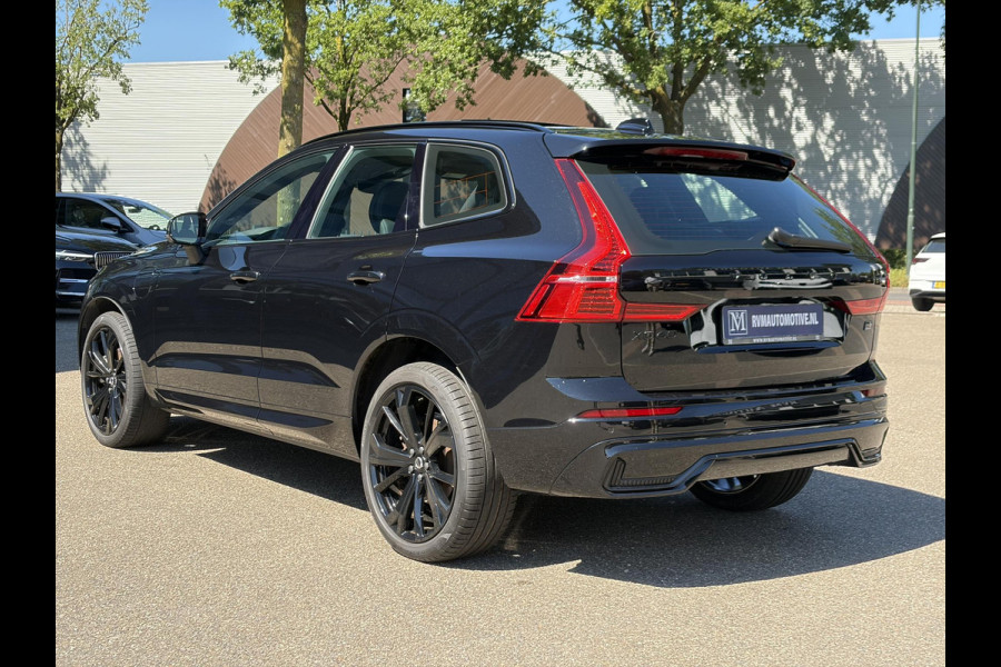 Volvo XC60 2.0 T6 Plug-in hybrid AWD Plus Black Edition EL. TREKHAAK | DEALER ONDERHOUDEN | STOEL VERWARMING VOOR EN ACHTER | PANORAMA DAK | 360 GRADEN CAMERA | ELEK. STOELEN MET GEHEUGEN | 12 MAANDEN BOVAG GARANTIE