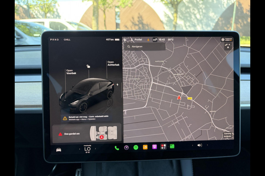 Tesla Model Y Performance AWD 75 kWh SOH 95% | 21 INCH TURBINE VELGEN| TESLA FABRIEKSGARANTIE T/M 01-2027 of 80.000KM!| RESTERENDE FABRIEKSGARANTIE OP DE HOOGVOLTACCU + AANDRIJFLIJN T/M 01-2031 of 192.000KM!