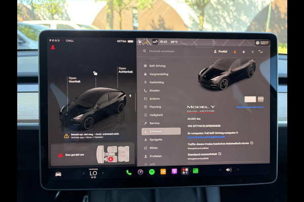 Tesla Model Y Performance AWD 75 kWh SOH 95% | 21 INCH TURBINE VELGEN| TESLA FABRIEKSGARANTIE T/M 01-2027 of 80.000KM!| RESTERENDE FABRIEKSGARANTIE OP DE HOOGVOLTACCU + AANDRIJFLIJN T/M 01-2031 of 192.000KM!