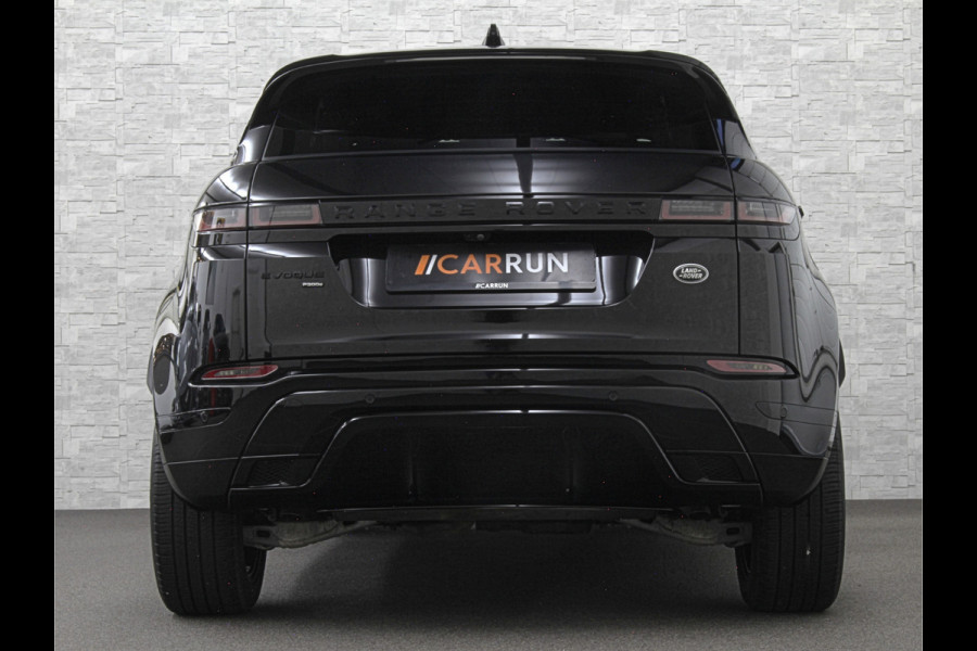 Land Rover Range Rover Evoque P300e AWD R-Dynamic HSE | Panorama | 360 Camera | Leder | Memory | Digitale-Cockpit | Keyless-Entry | Meridian-Sound | Stuurverwarming | Getint Glas | Black-Optic | 20 inch | Stand-Clima | Dodehoek | Lane Assist | Camera-Spiegel |