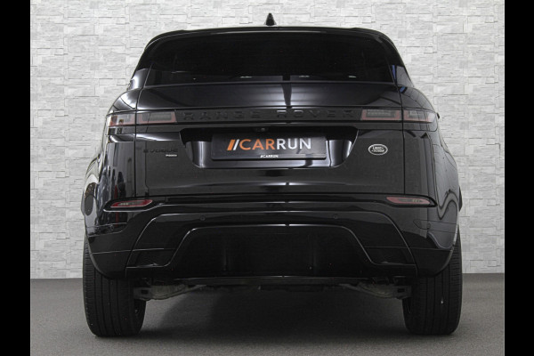 Land Rover Range Rover Evoque P300e AWD R-Dynamic HSE | Panorama | 360 Camera | Leder | Memory | Digitale-Cockpit | Keyless-Entry | Meridian-Sound | Stuurverwarming | Getint Glas | Black-Optic | 20 inch | Stand-Clima | Dodehoek | Lane Assist | Camera-Spiegel |