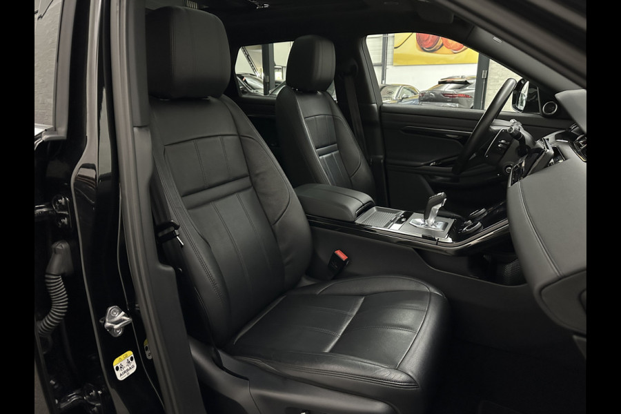 Land Rover Range Rover Evoque P300e AWD R-Dynamic HSE | Panorama | 360 Camera | Leder | Memory | Digitale-Cockpit | Keyless-Entry | Meridian-Sound | Stuurverwarming | Getint Glas | Black-Optic | 20 inch | Stand-Clima | Dodehoek | Lane Assist | Camera-Spiegel |