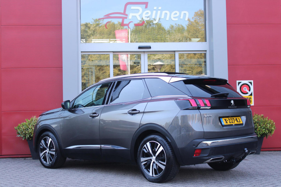 Peugeot 3008 1.2 130PK AUTOMAAT GT LINE | PANORAMA SCHUIF/KANTEL DAK | TREKHAAK | LEDEREN BEKLEDING | ELETRISCH BEDIENBARE BESTUURDERSSTOEL MET GEHEUGENFUNCTIE | MASSAGE STOELEN | FULL LED KOPLAMPEN | ELEKTRISCH BEDIENBARE ACHTERKLEP | ALL SEASON BANDEN | APPLE CARPLAY/ANDROID AUTO | NAVIGATIE | CLIMATE CONTROL | DODEHOEK DETECTIE | ADAPTIVE CRUISE CONTROL | KEYLESS ENTRY/START | STOEL VERWARMING |