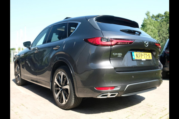 Mazda CX-60 2.5 e-SkyActiv PHEV Takumi 328 PK | Wegklapbare Trekhaak | Panoramadak | 360 graden camera | Achteruitrijcamera | Stoelverwarming |  Adaptieve Cruise Control