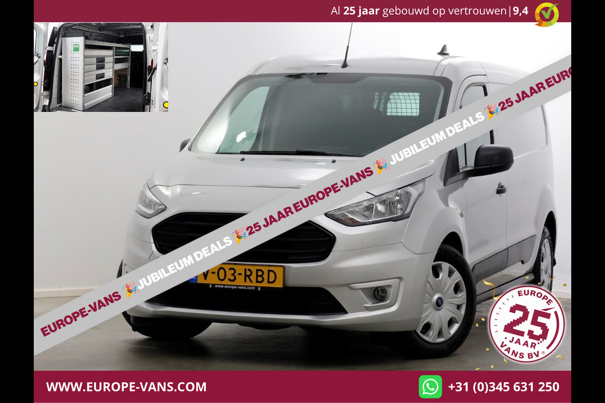 Ford Transit Connect 1.5 EcoBlue 100pk L2 Trend Airco/Inrichting/3Pers. 05-2023