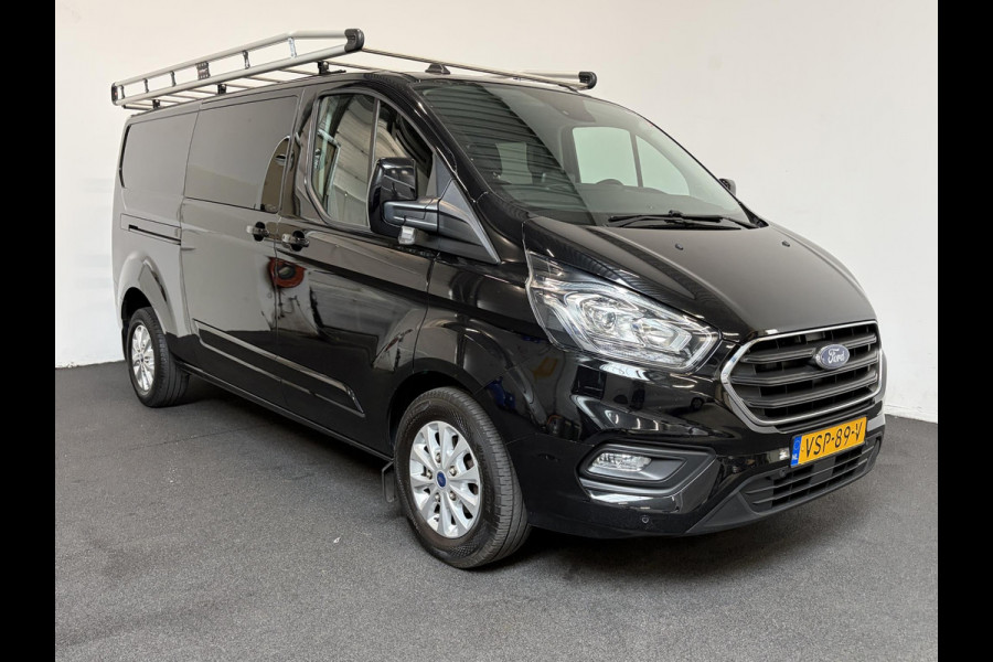 Ford Transit Custom 300 2.0 TDCI L2H1 Limited Dubbele cabine Navigatie Airco 2 Schuifdeuren Trekhaak Parkeersensoren Carplay DAB