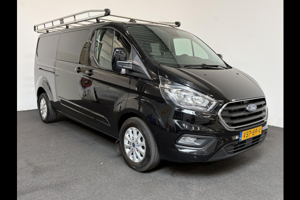Ford Transit Custom 300 2.0 TDCI L2H1 Limited Dubbele cabine Navigatie Airco 2 Schuifdeuren Trekhaak Parkeersensoren Carplay DAB