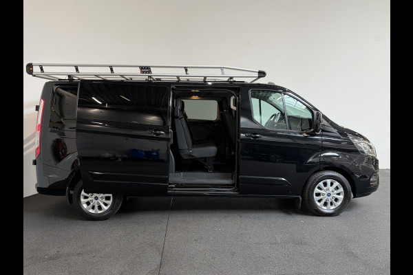 Ford Transit Custom 300 2.0 TDCI L2H1 Limited Dubbele cabine Navigatie Airco 2 Schuifdeuren Trekhaak Parkeersensoren Carplay DAB