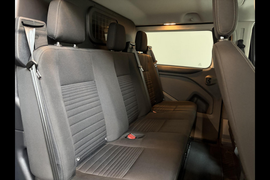 Ford Transit Custom 300 2.0 TDCI L2H1 Limited Dubbele cabine Navigatie Airco 2 Schuifdeuren Trekhaak Parkeersensoren Carplay DAB