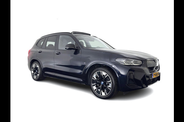 BMW iX3 High Executive 80 kWh [3-Fase-11kW] {Soh-100%} (INCL-BTW) Aut. *PANO | LEATHER | ADAPTIVE-CRUISE | FULL-LED | HARMAN/KARDON | BLIND-SPOT | DIGI-COCKPIT | HEATED-COMFORTSEATS | CAMERA | DAB+ | NAVI-FULLMAP | TOWABAR | 20''ALU*