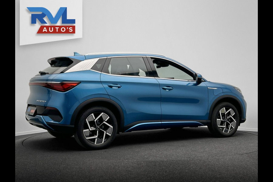 BYD ATTO 3 Design 60 kWh |*100 STUKS* | 204 PK | Pano/dak | Adapt/Cruise/Control | Leder/Beige/Blauw | 360/Camera, Navigatie, BTW!