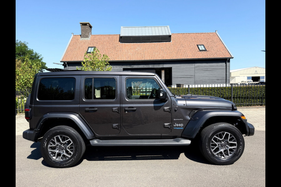 Jeep Wrangler UNLIMITED Jeep Wrangler 380 Unlimited/Sahara 2.0 PHEV Softtop AWD 4x4 Leer Navi Led-Xenon