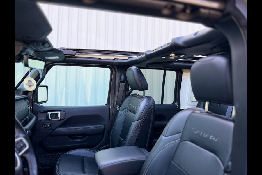 Jeep Wrangler UNLIMITED Jeep Wrangler 380 Unlimited/Sahara 2.0 PHEV Softtop AWD 4x4 Leer Navi Led-Xenon