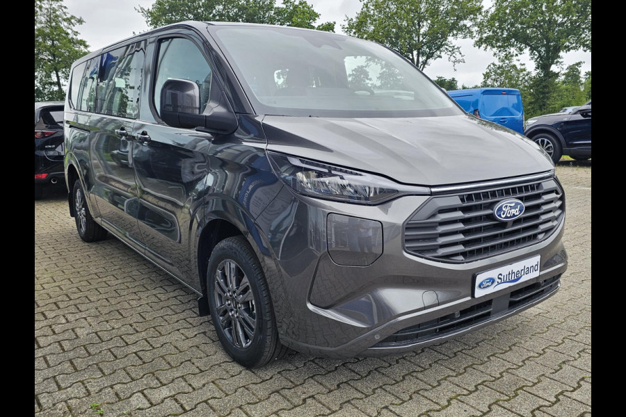 Ford Transit Custom 340 2.5 PHEV L2H1 Limited 233pk | Kombi | Incl. BTW/BPM | Dubbele zijschuifdeur | Privacy Glass | Inklapbare trekhaak | Verwarmbare bijrijdersbank | 17 inch lichtmetalen velgen | Driver Assistance Pack Premium | Verwarmbaar stuurwiel