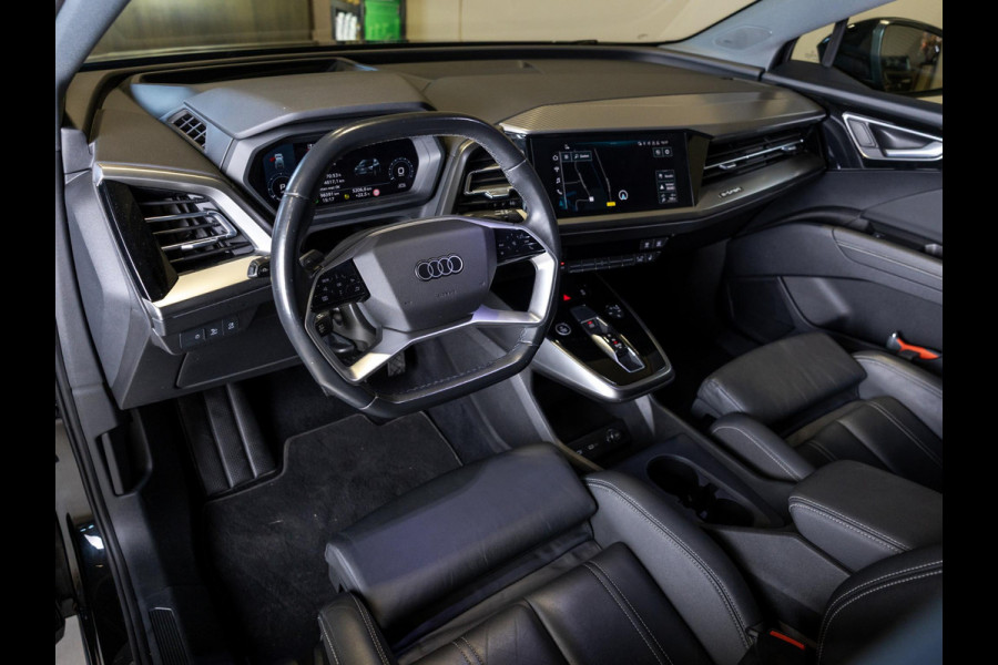Audi Q4 e-tron 40 Launch edition Advanced 77 kWh 94,6% 204pk / Head up display / Sonos / Stoelverwarming / Navigatie / Apple carplay /