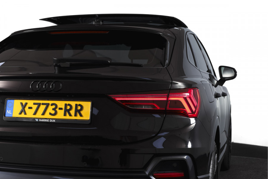 Audi Q3 Sportback 35 TFSI 150 PK S Edition 3xS-Line | S/K-Panodak | Dig. Cockpit | Adapt. Cruise | Stoelverw. | PDC | App. Connect | ECC | LM 20" |