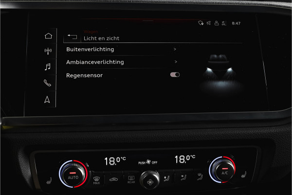 Audi Q3 Sportback 35 TFSI 150 PK S Edition 3xS-Line | S/K-Panodak | Dig. Cockpit | Adapt. Cruise | Stoelverw. | PDC | App. Connect | ECC | LM 20" |