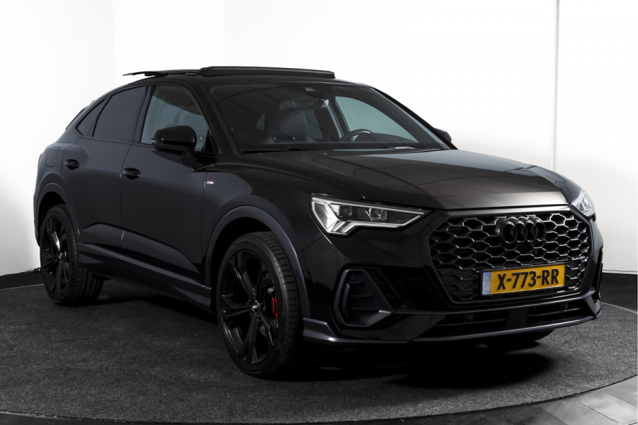 Audi Q3 Sportback 35 TFSI 150 PK S Edition 3xS-Line | S/K-Panodak | Dig. Cockpit | Adapt. Cruise | Stoelverw. | PDC | App. Connect | ECC | LM 20" |