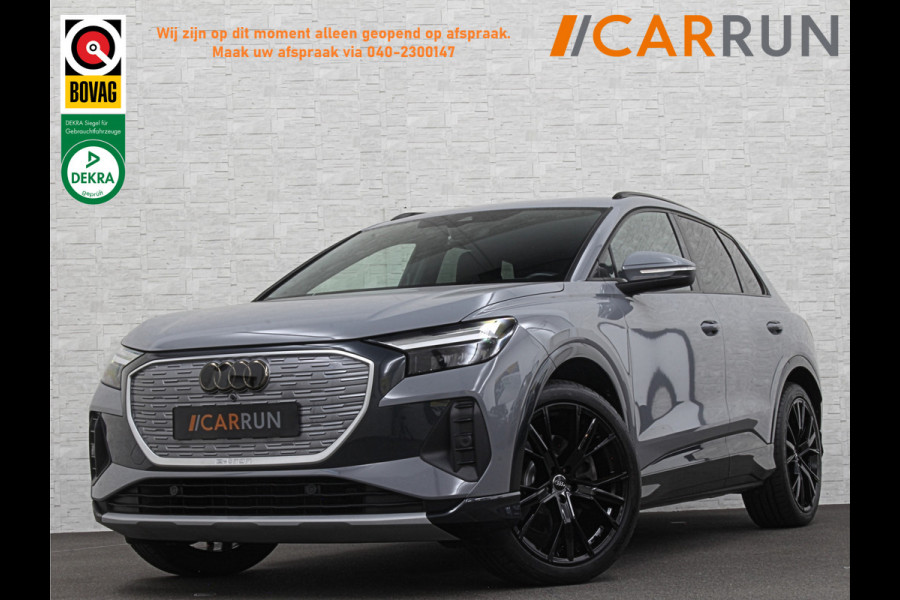 Audi Q4 e-tron 40 204PK 77 kWh | #RS-Leder | 5x Q4 OP VOORRAAD! | ACC | Sportstoelen | Getint Glas | MMI+ | Dynamic-Pakket | Stoelverwarming | Zwarte Hemelbekleding | LED | Lane Assist |