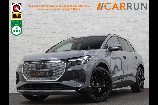 Audi Q4 e-tron 40 204PK 77 kWh | #RS-Leder | 5x Q4 OP VOORRAAD! | ACC | Sportstoelen | Getint Glas | MMI+ | Dynamic-Pakket | Stoelverwarming | Zwarte Hemelbekleding | LED | Lane Assist |