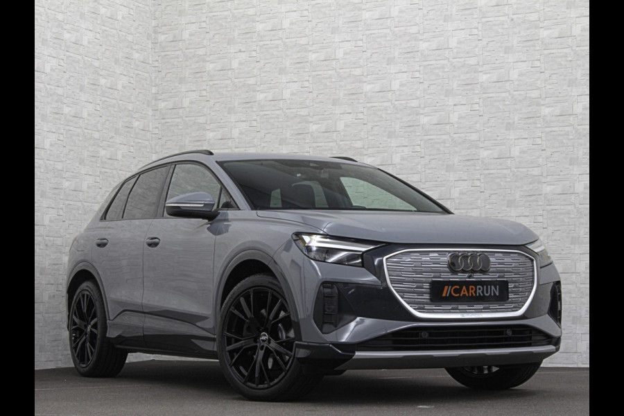 Audi Q4 e-tron 40 204PK 77 kWh | #RS-Leder | 5x Q4 OP VOORRAAD! | ACC | Sportstoelen | Getint Glas | MMI+ | Dynamic-Pakket | Stoelverwarming | Zwarte Hemelbekleding | LED | Lane Assist |