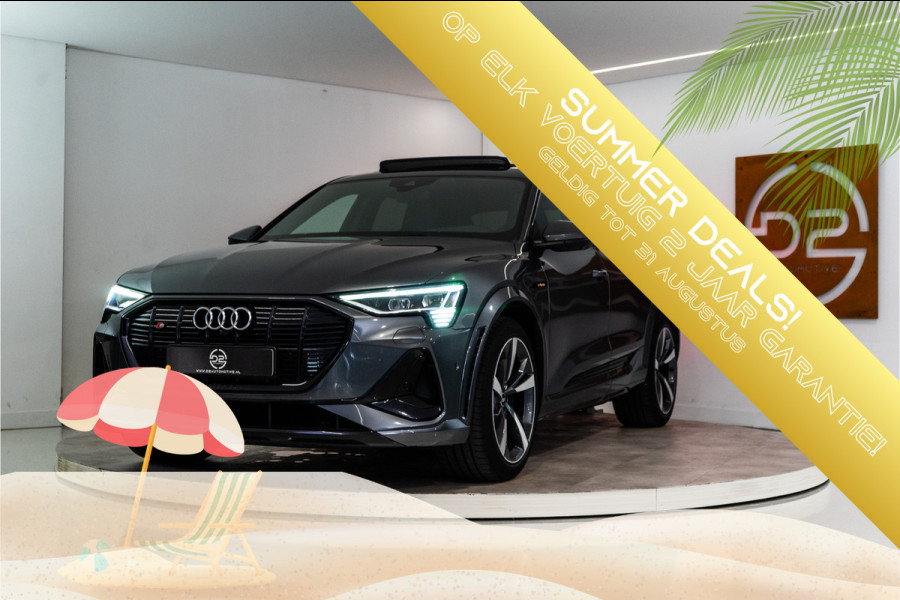 Audi e-tron Sportback S Quattro 95 kWh 504PK | Pano | Sfeer | B&O | ACC | Leder | 12 MND Garantie