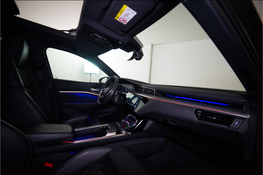 Audi e-tron Sportback S Quattro 95 kWh 504PK | Pano | Sfeer | B&O | ACC | Leder | 12 MND Garantie